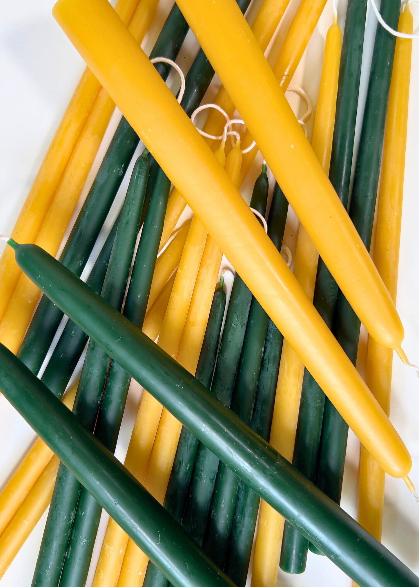 Hand-Dipped Beeswax Candles